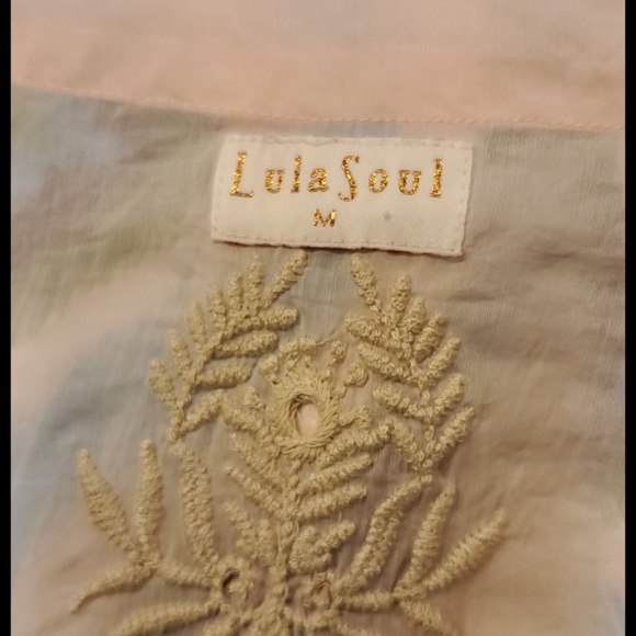 Lula Soul Medium Pink Boho Tunic/Cover Up - Picture 6 of 6